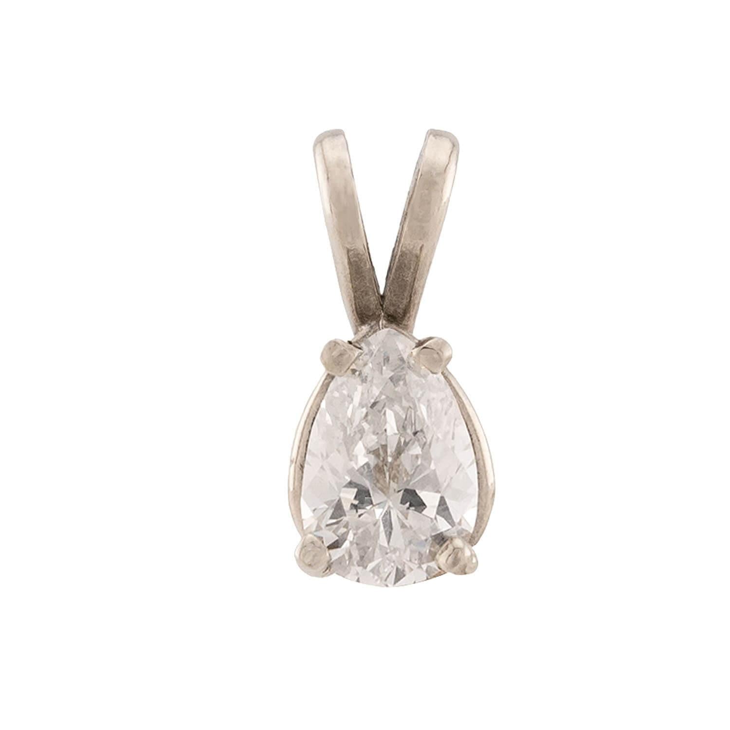 Estate 14k Diamond Pendant/Charm .50ct