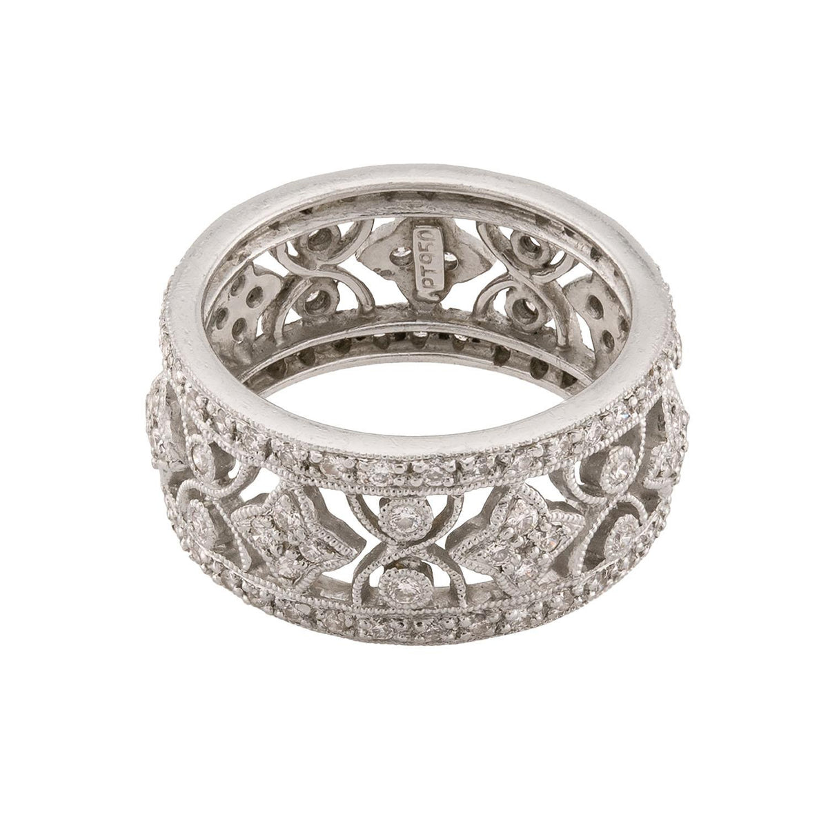 Estate Platinum Diamond Eternity Band