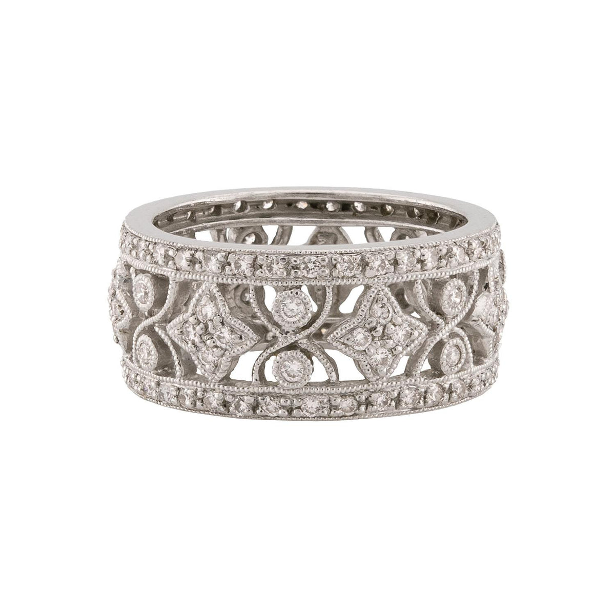 Estate Platinum Diamond Eternity Band