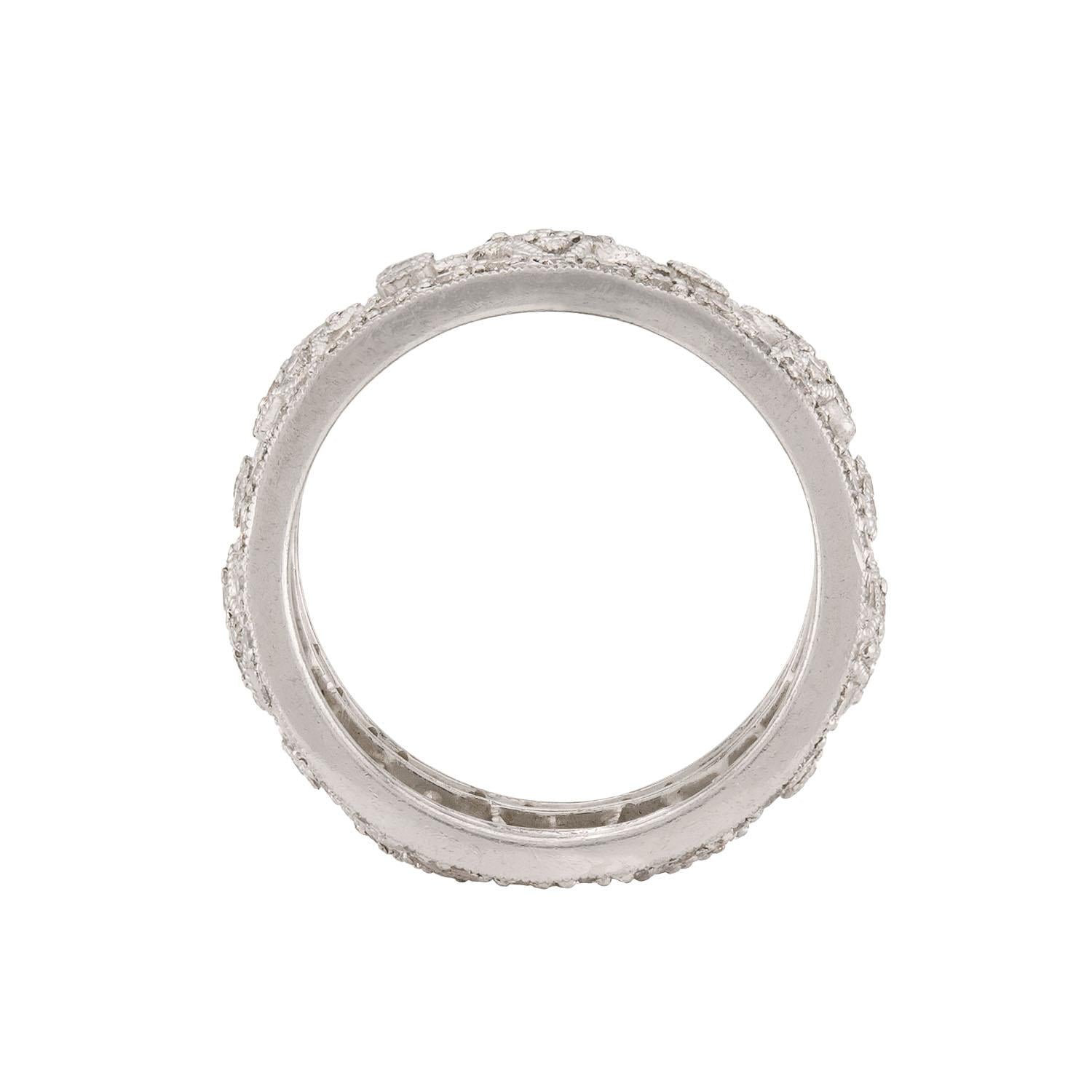 Estate Platinum Diamond Eternity Band