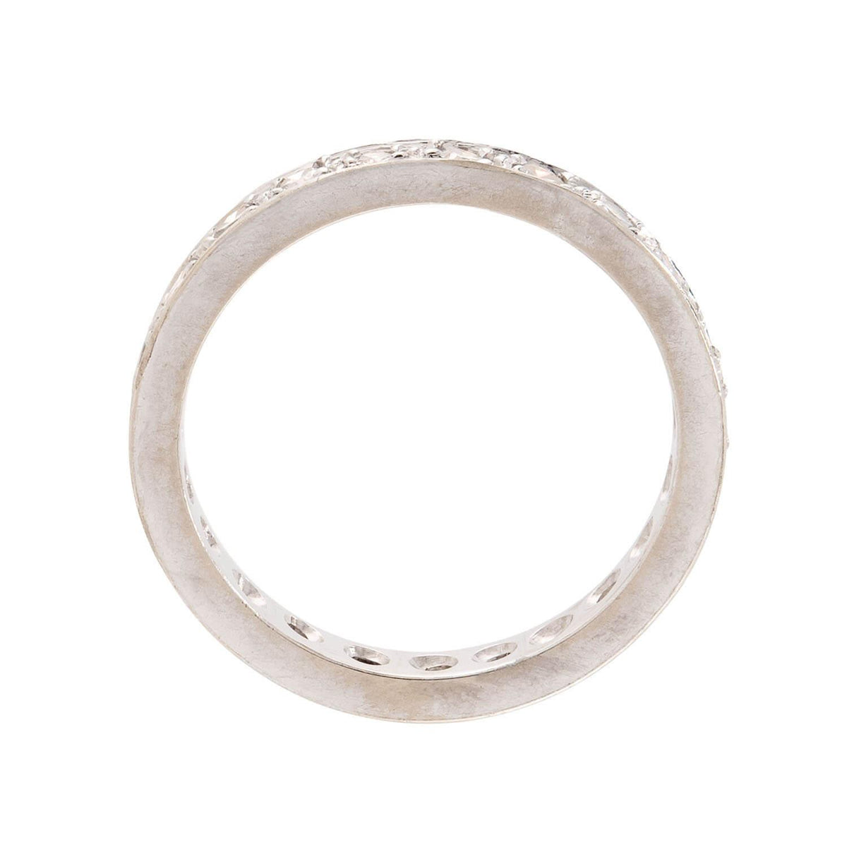 Art Deco 14k Diamond Eternity Band