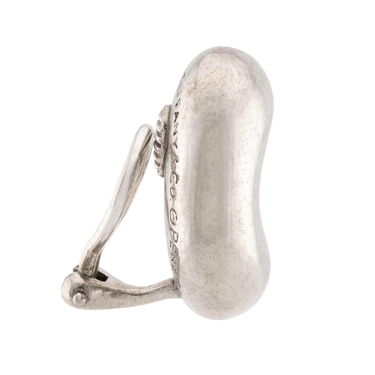ELSA PERETTI for TIFFANY & CO. Sterling Silver Bean Earrings