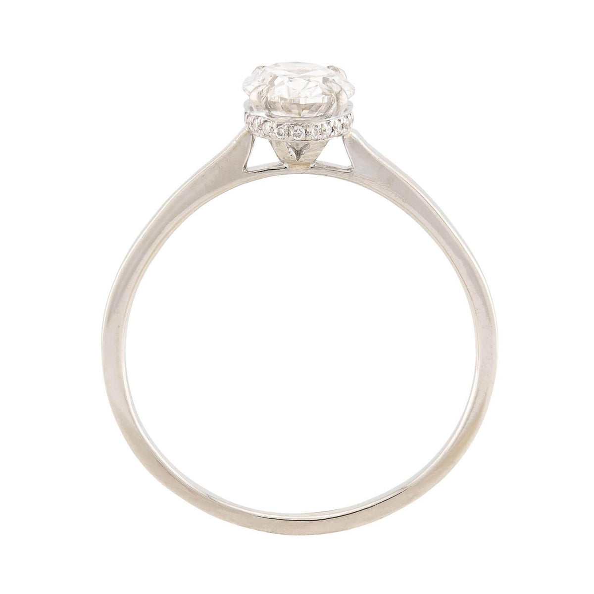 Estate 14k Diamond Engagement Ring 1.22ct