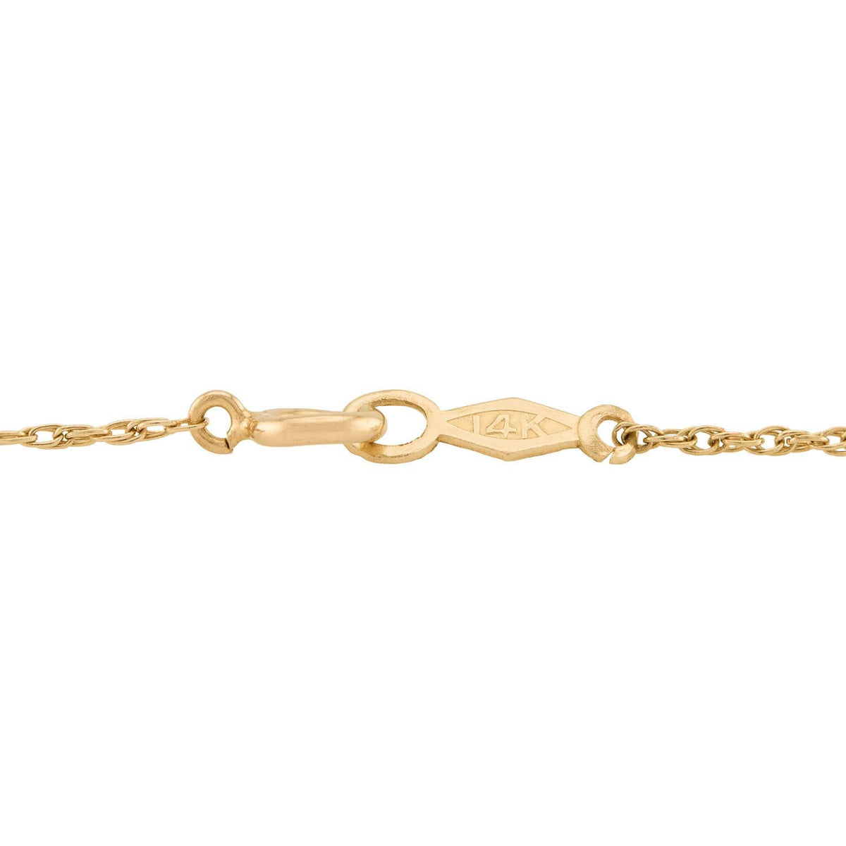 Victorian 14k Diamond Briolette Pendant Necklace