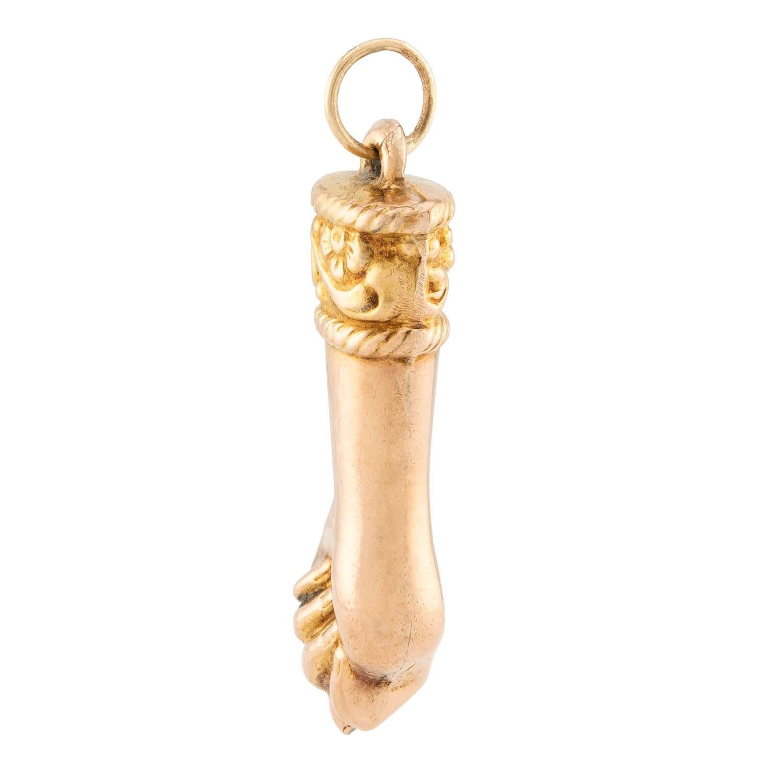 Retro 14k Figa Pendant/Charm