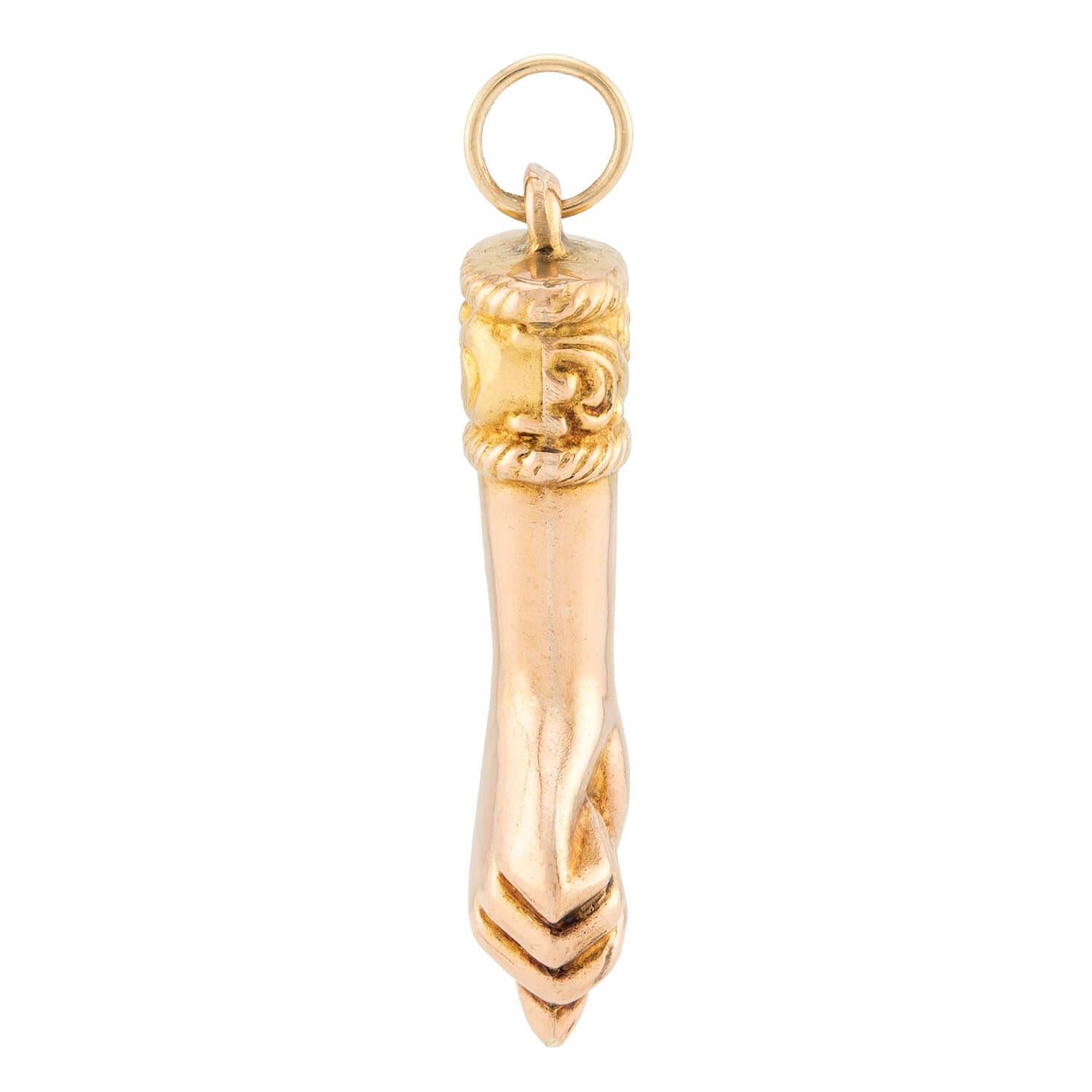 Retro 14k Figa Pendant/Charm