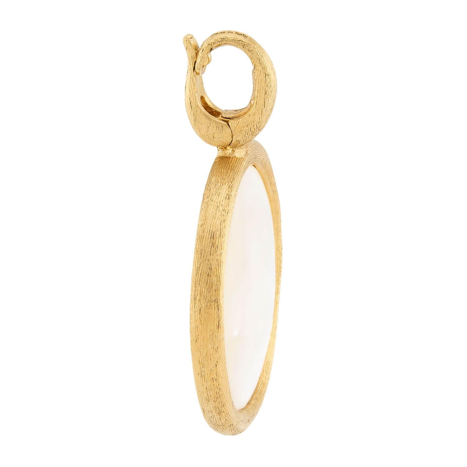 MARCO BICEGO Estate Italian 18k Jaipur Mother of Pearl Pendant/Charm