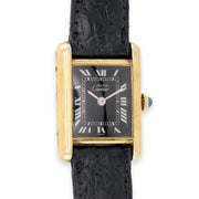 CARTIER Vintage Gold Vermeil Tank Française Wristwatch