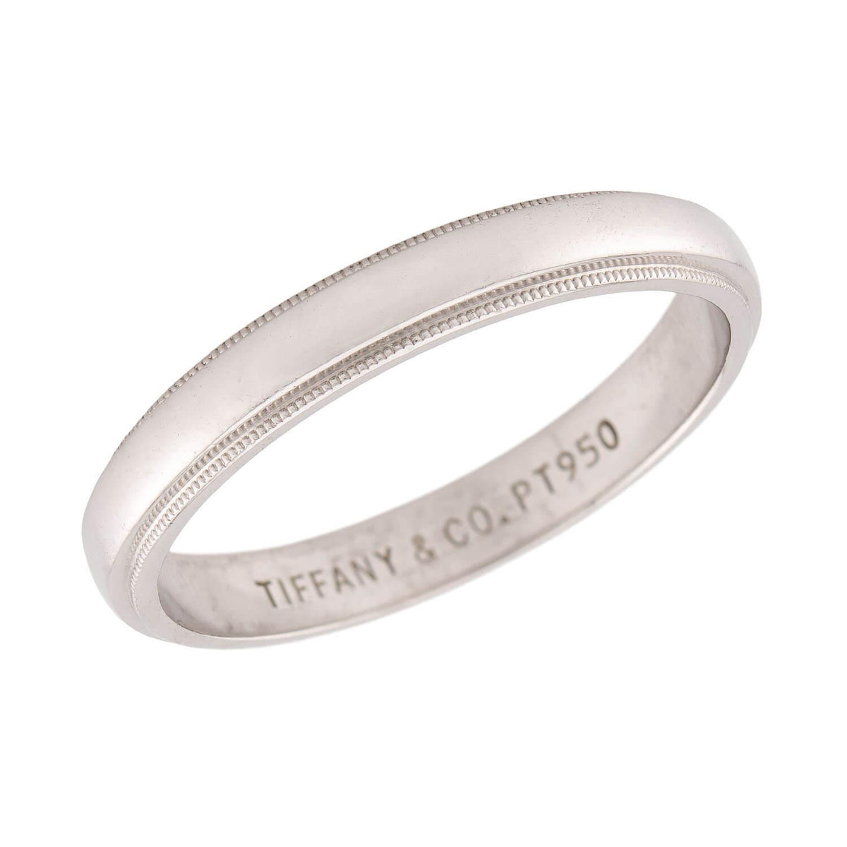 TIFFANY & CO. Estate Platinum Wedding Band