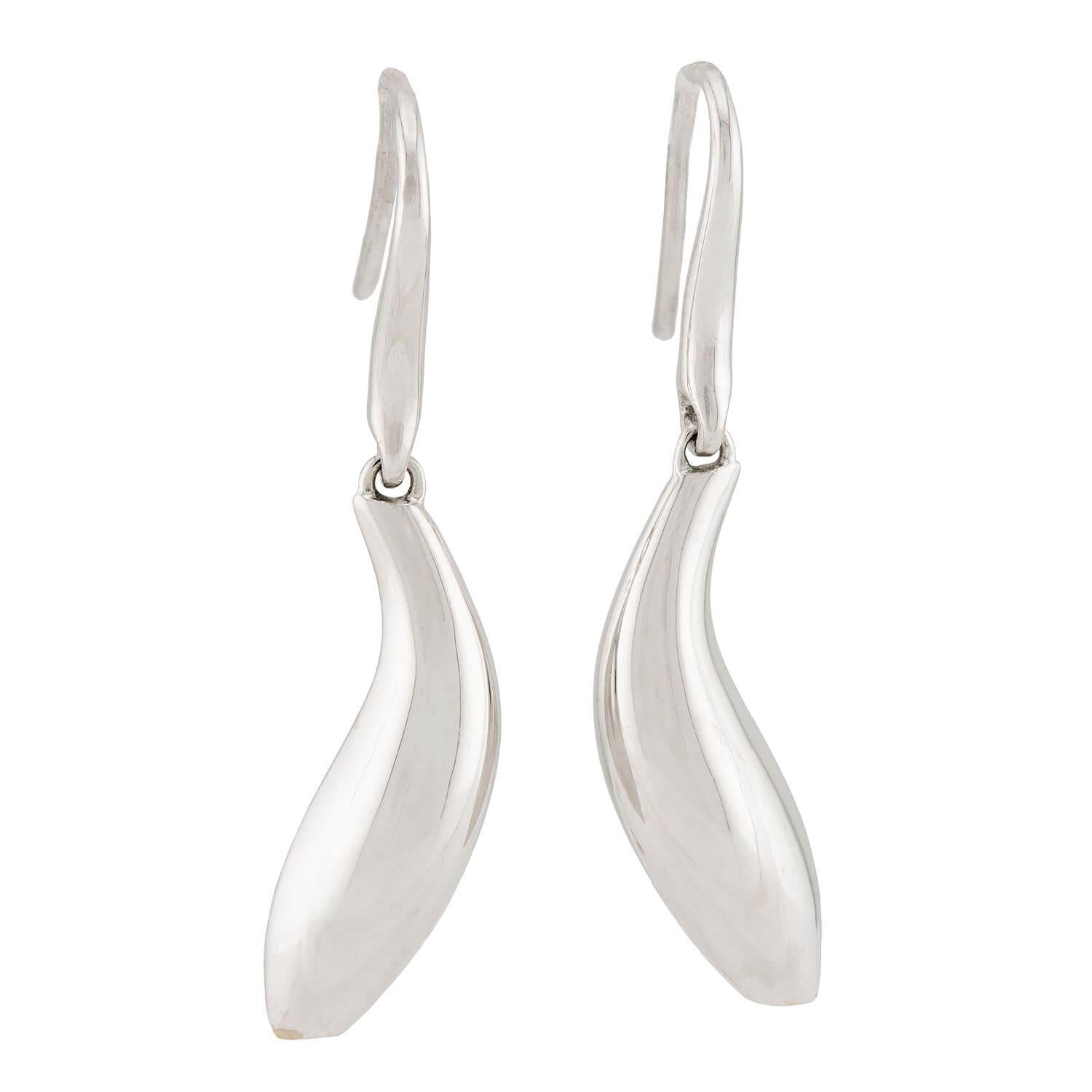 FRANK GEHRY for TIFFANY & CO. Estate Italian 18k "Fish" Earrings