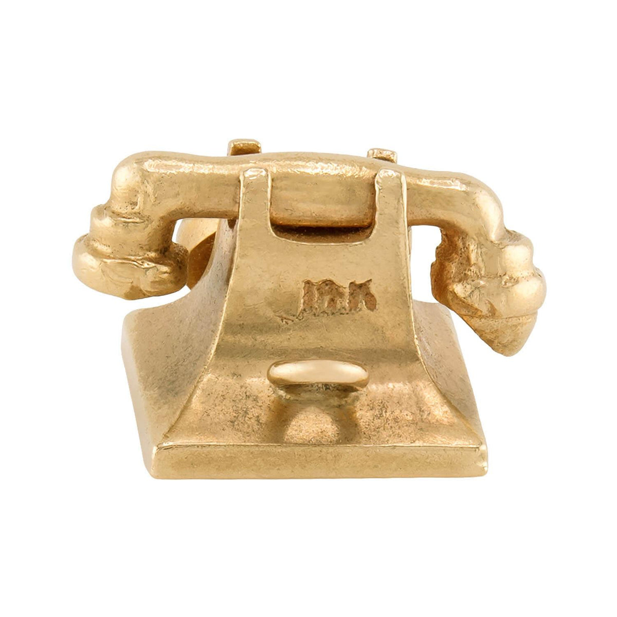 Vintage 14k "I Love U/Hello" Rotary Phone Pendant/Charm