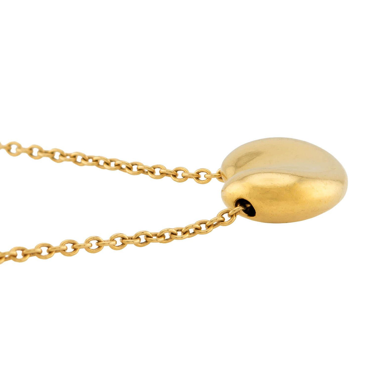 ELSA PERETTI for TIFFANY & CO. Estate 18k Bean Pendant Necklace