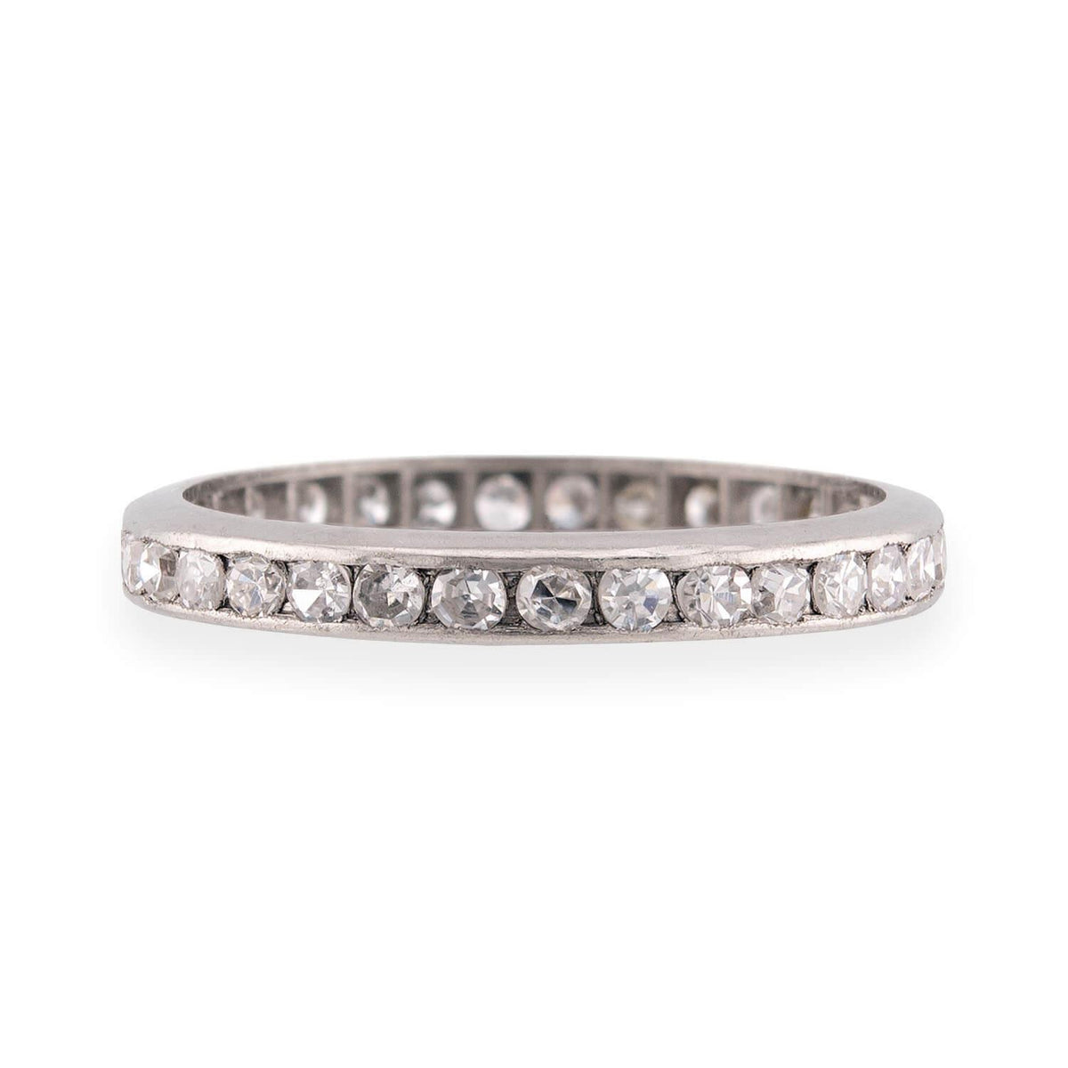 Edwardian Platinum Diamond Eternity Band