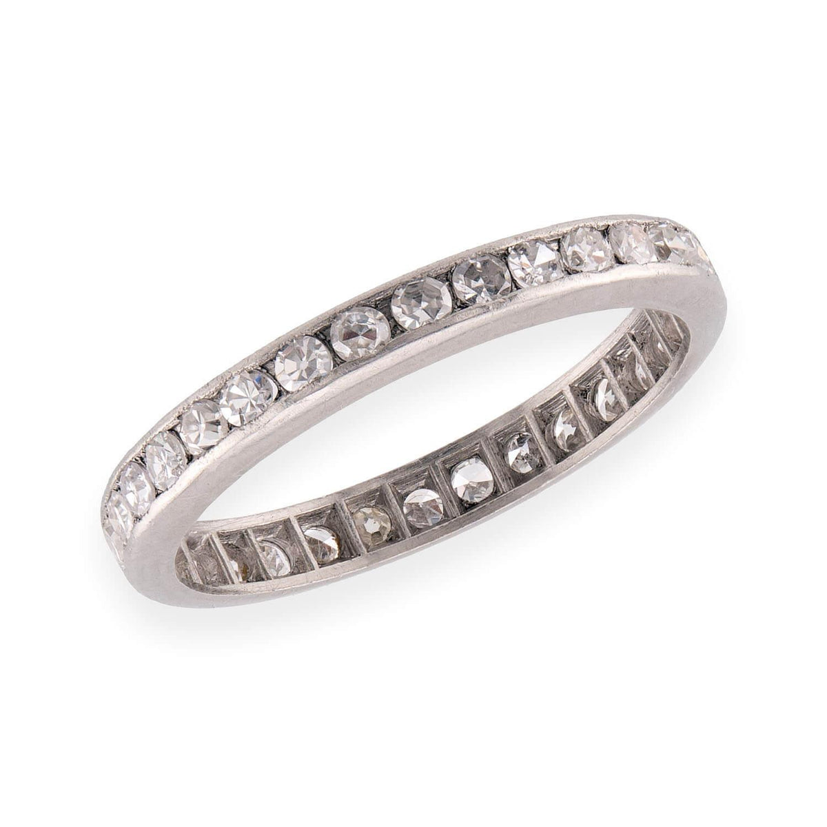 Edwardian Platinum Diamond Eternity Band
