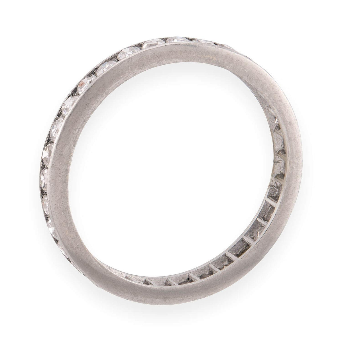 Edwardian Platinum Diamond Eternity Band
