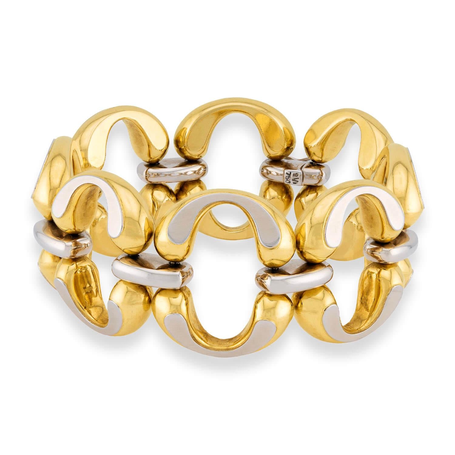 Estate 18k Link Bracelet