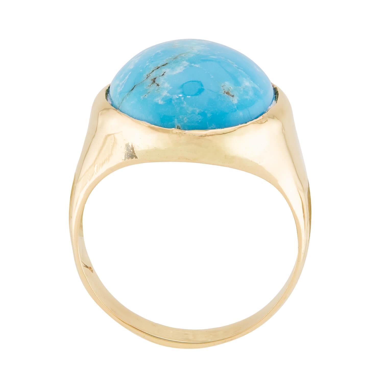 Victorian 10k Turquoise Ring