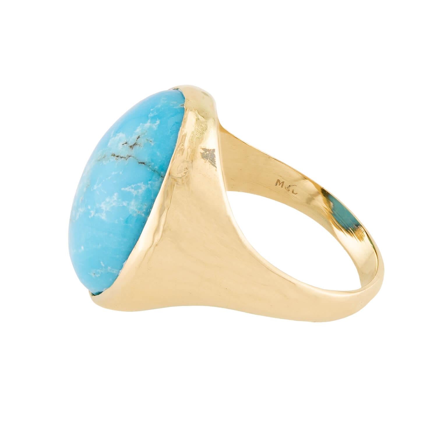 Victorian 10k Turquoise Ring
