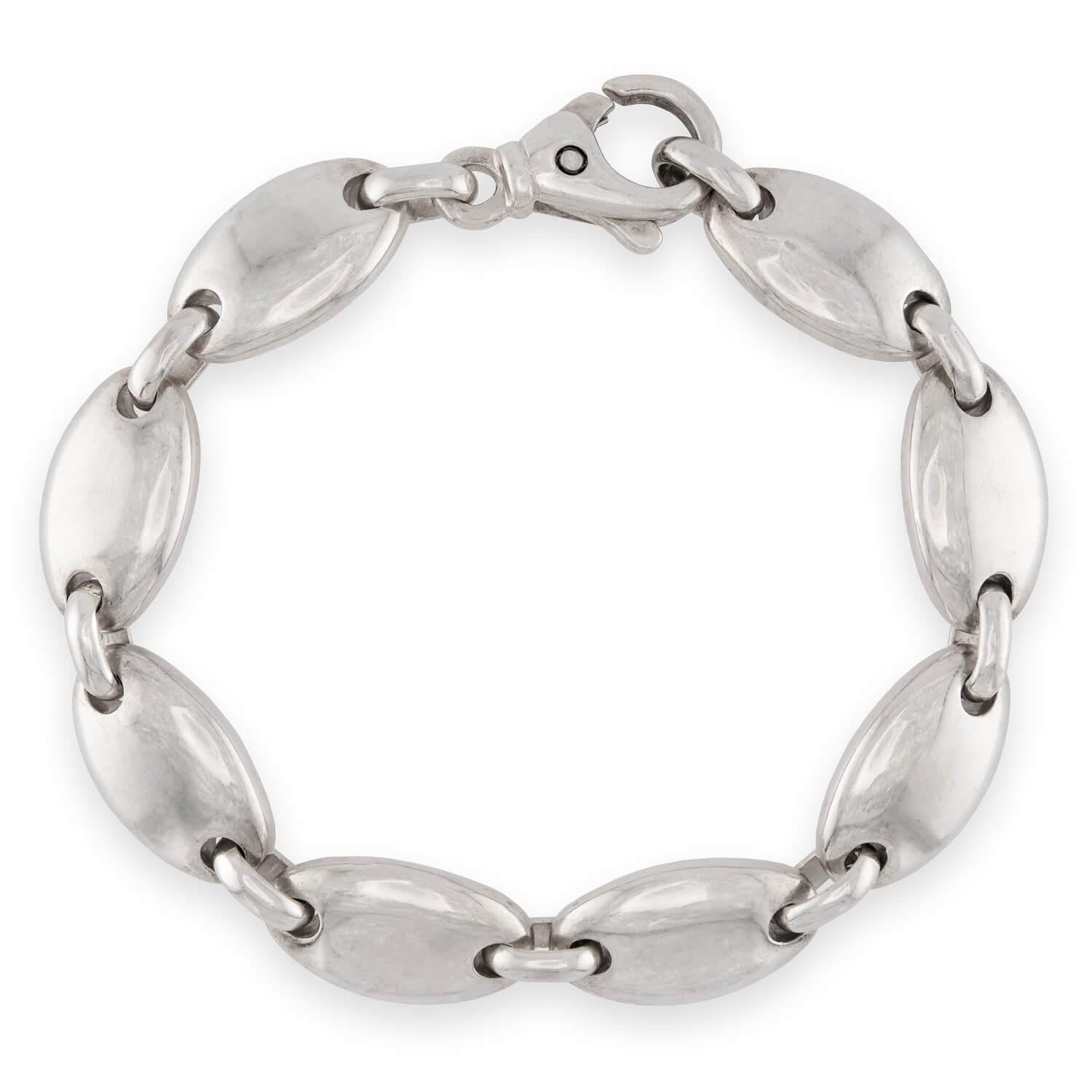 TIFFANY & CO. Estate Italian "Pebble" Link Bracelet