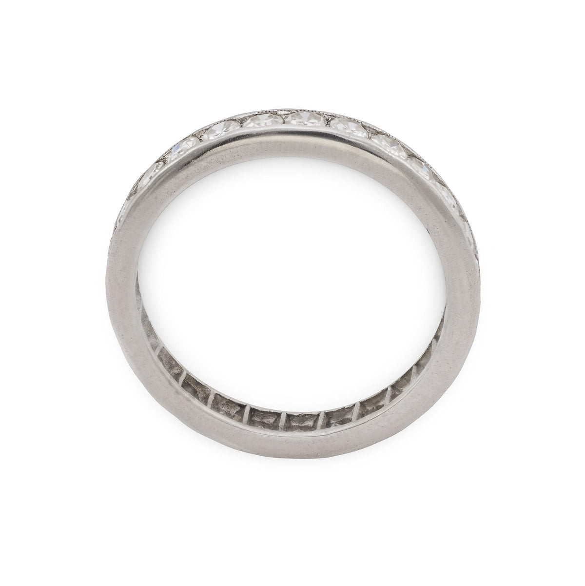 Edwardian Platinum Diamond Eternity Band