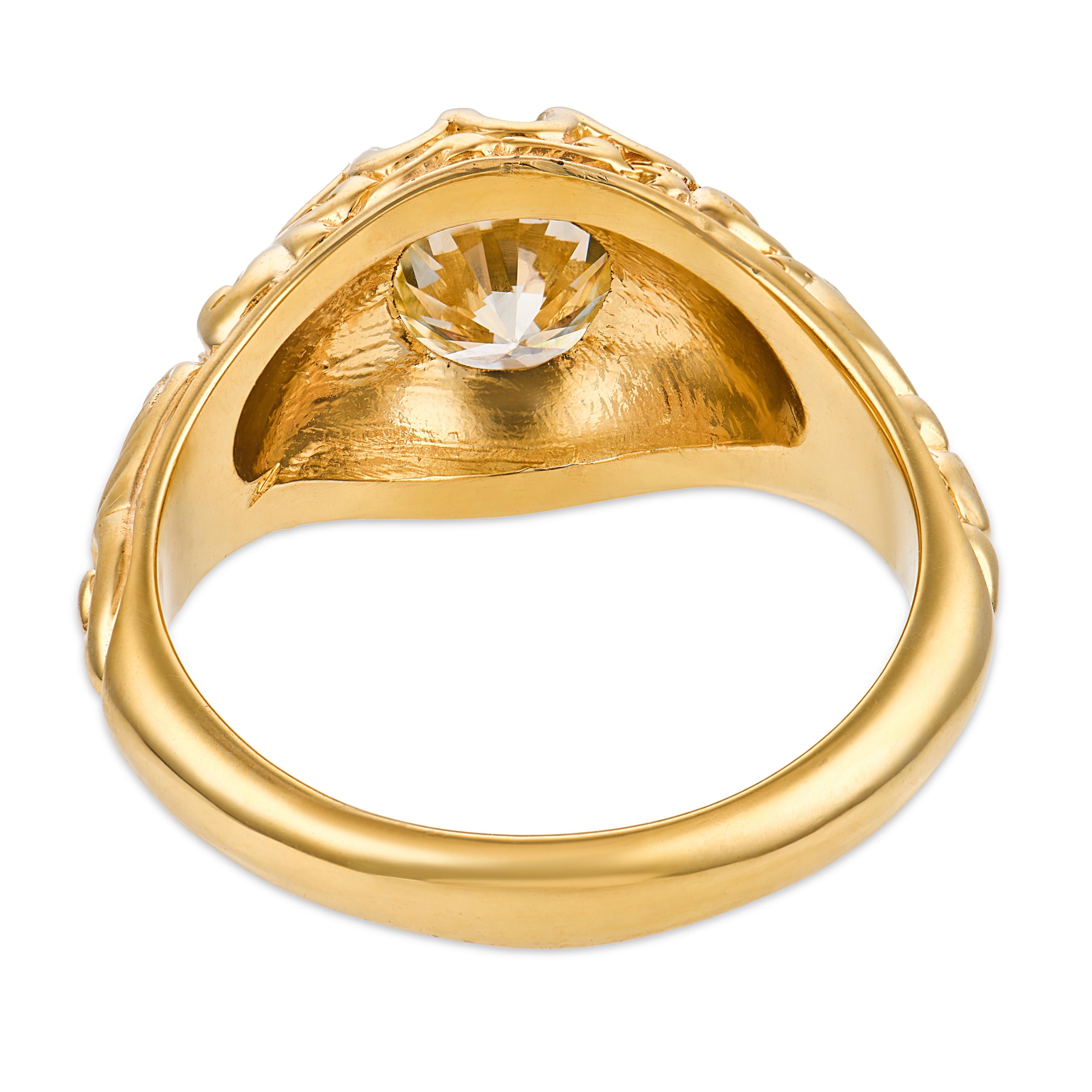 Estate 14k Diamond Engagement Ring 1.65ct