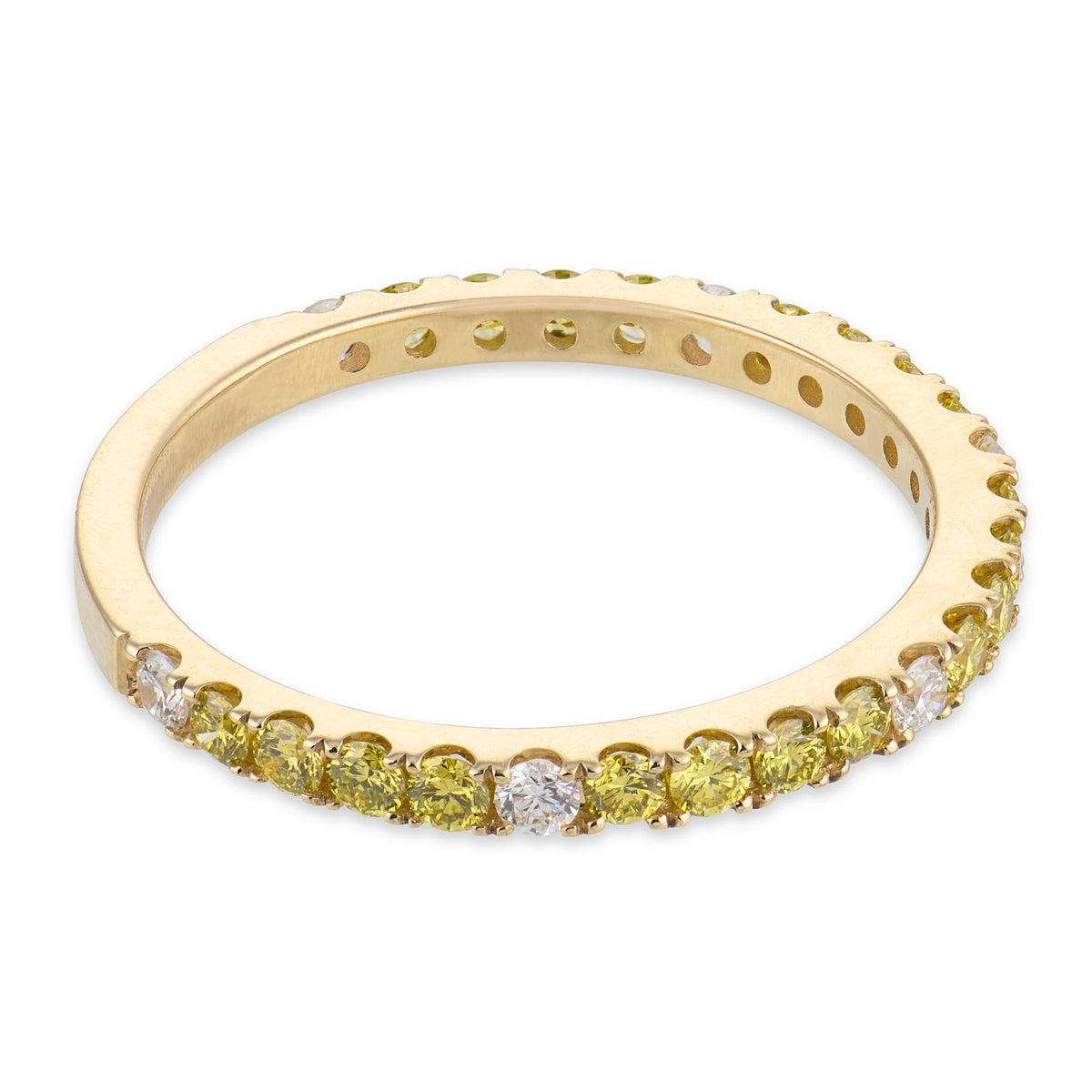 Estate 14k Diamond Half Band