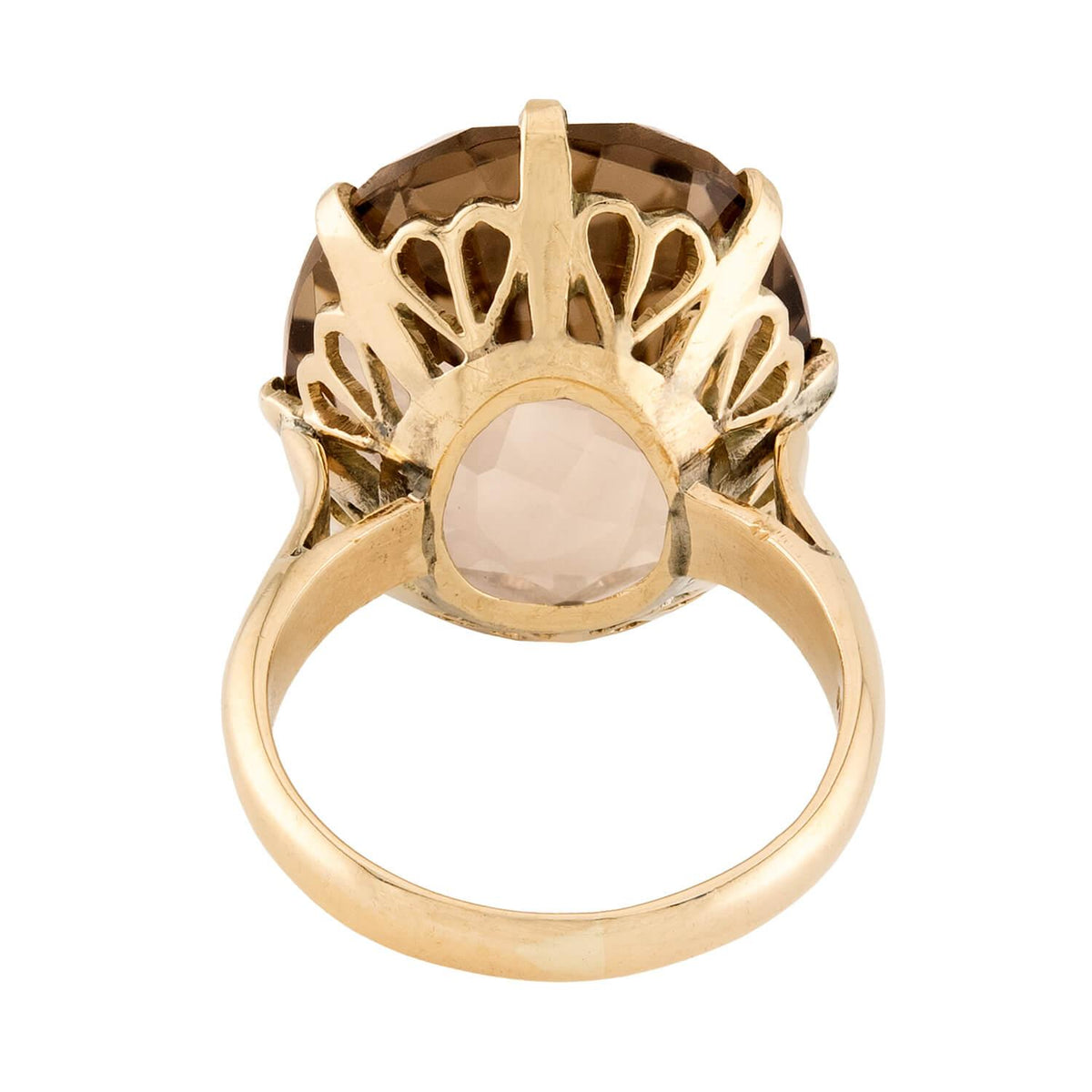 Art Deco 18k Topaz Ring