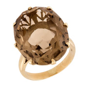 Art Deco 18k Topaz Ring