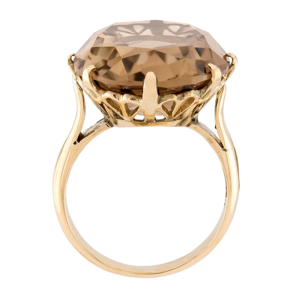 Art Deco 18k Topaz Ring