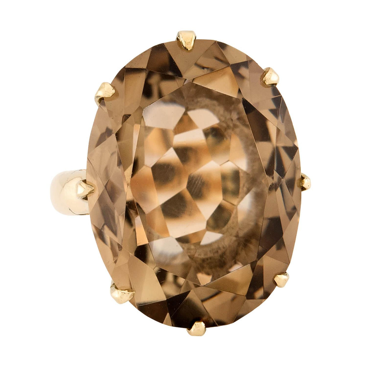 Art Deco 18k Topaz Ring