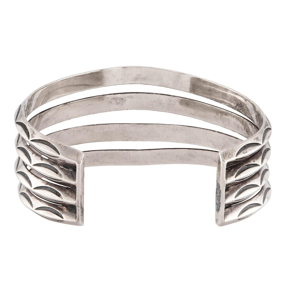Vintage Native American Sterling Silver Cuff