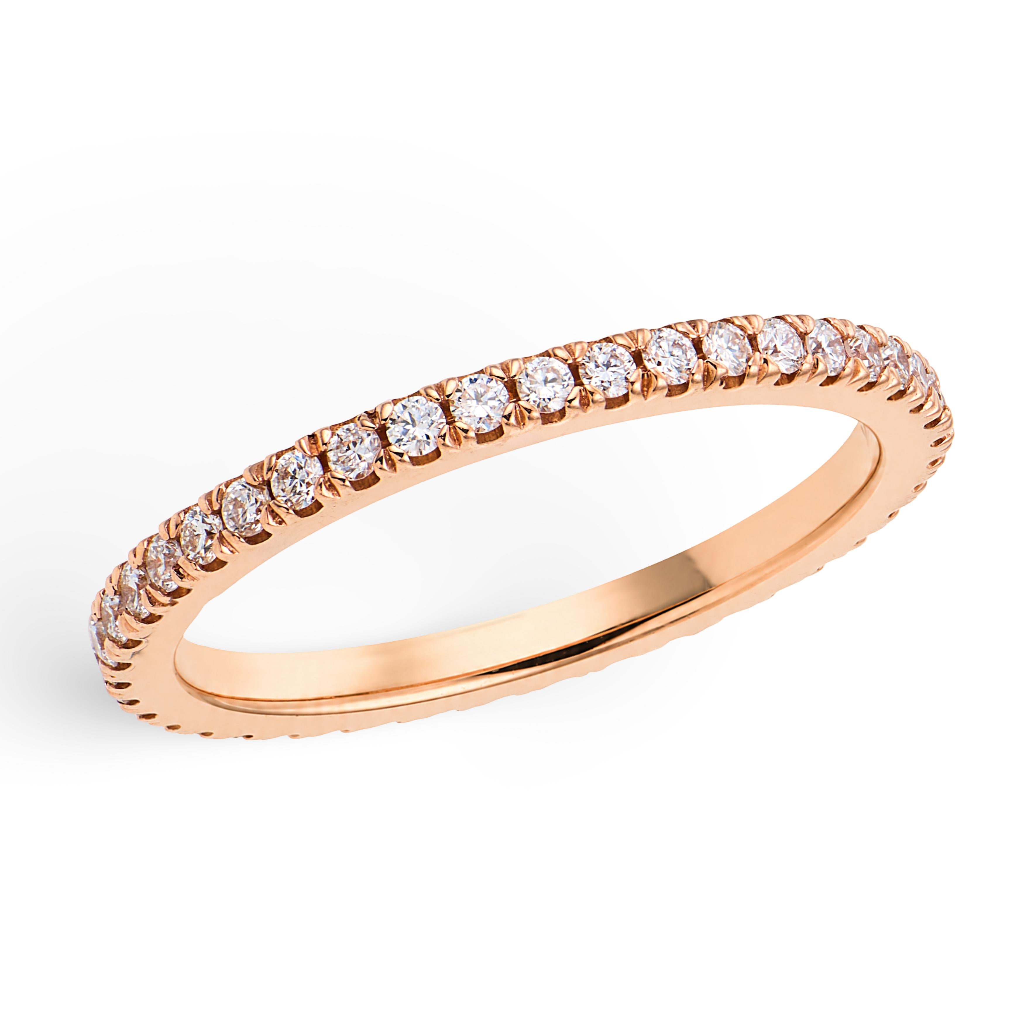 Estate 14k Diamond Eternity Band