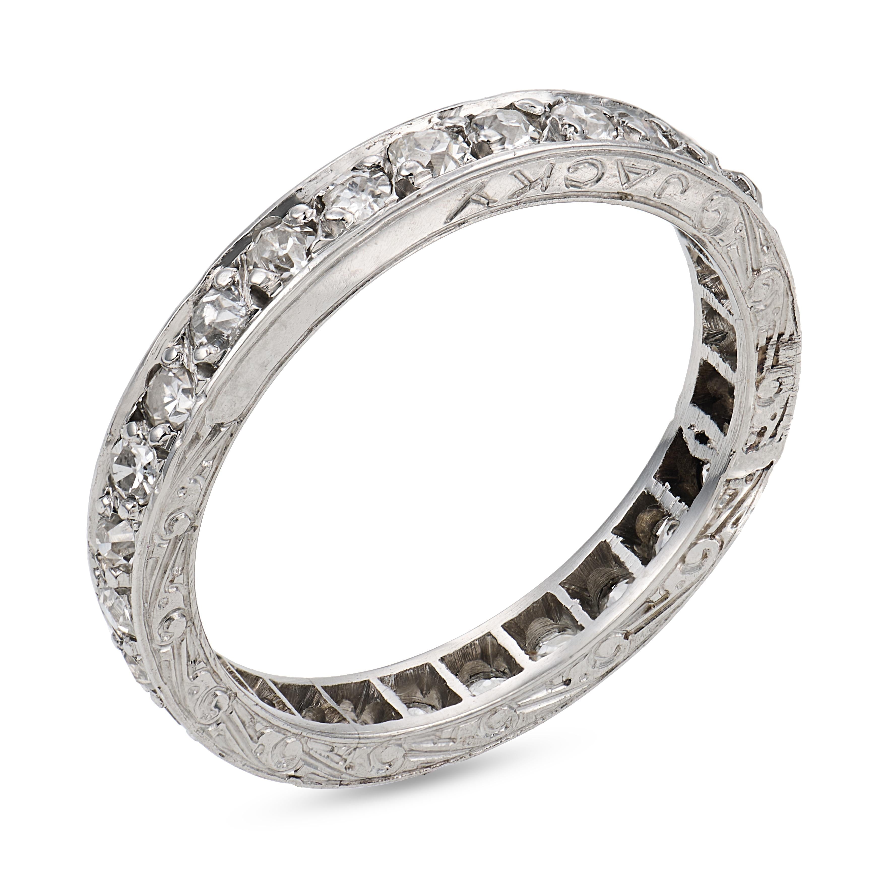 Edwardian Platinum Diamond Eternity Band