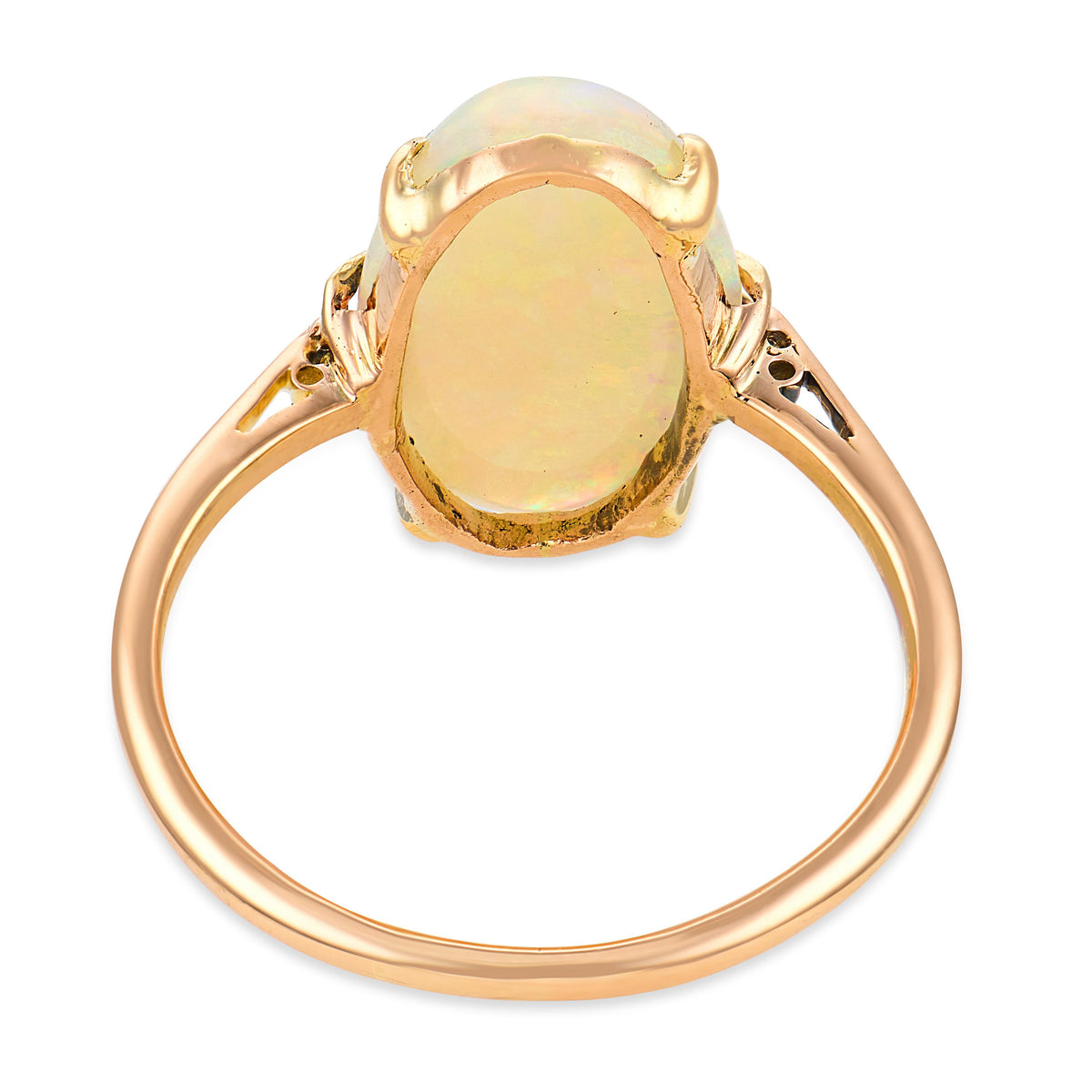 Art Nouveau 18k Opal Ring