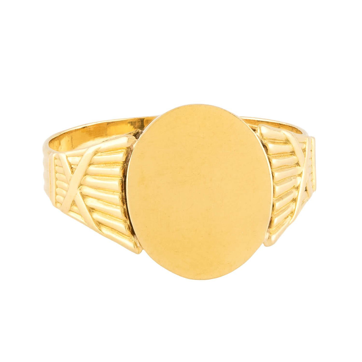 Edwardian French 18k Signet Ring