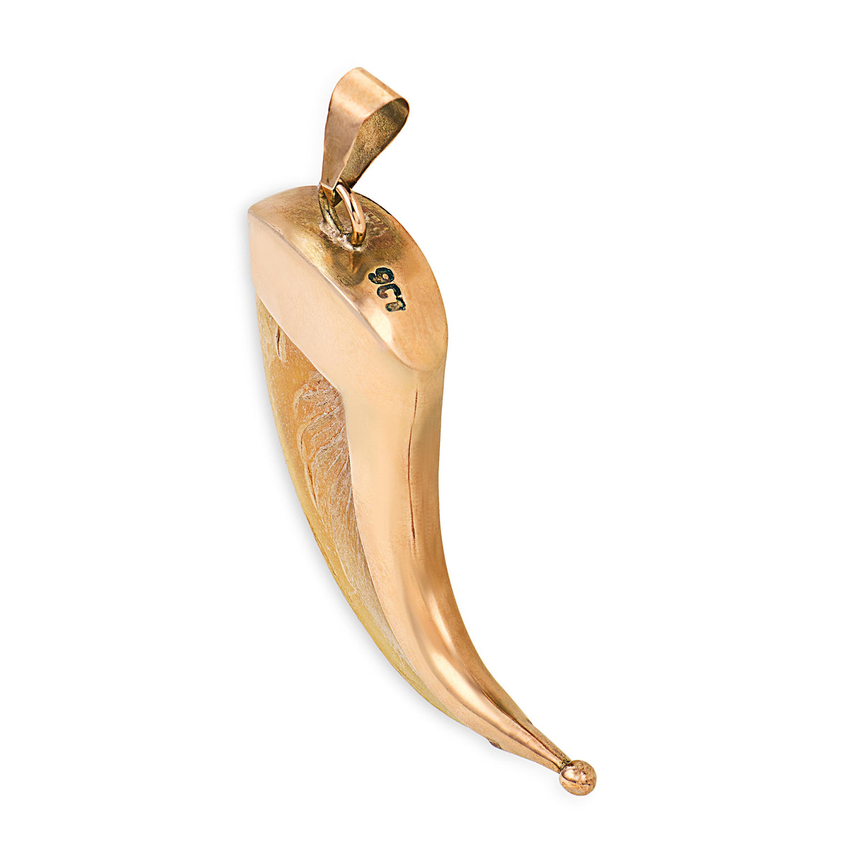 Victorian 9k Tiger Claw Pendant/Charm