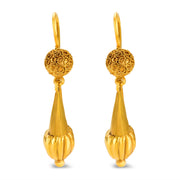Victorian 14k Etruscan Drop Earrings