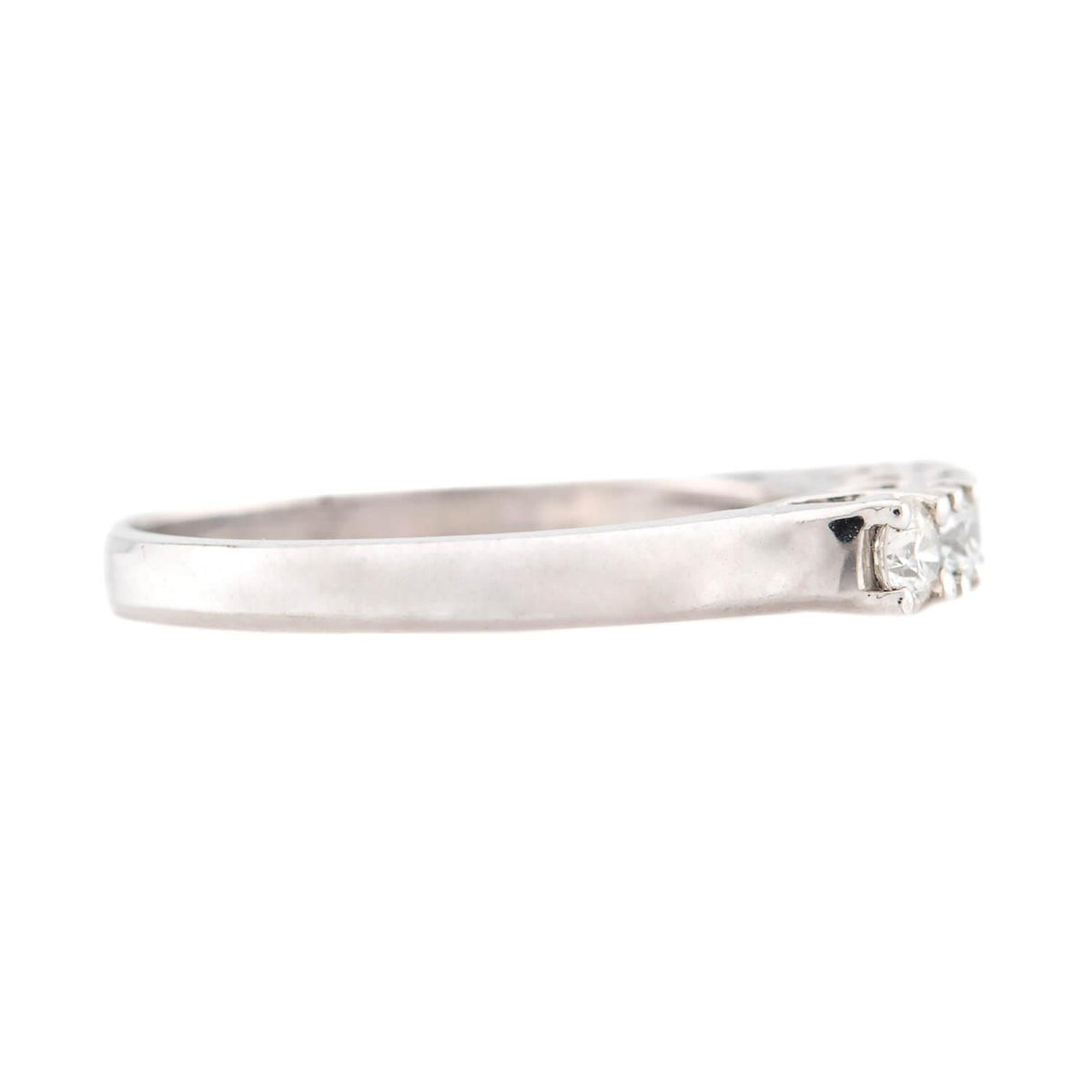 JEFF COOPER Estate 18k Diamond Five Stone Ring