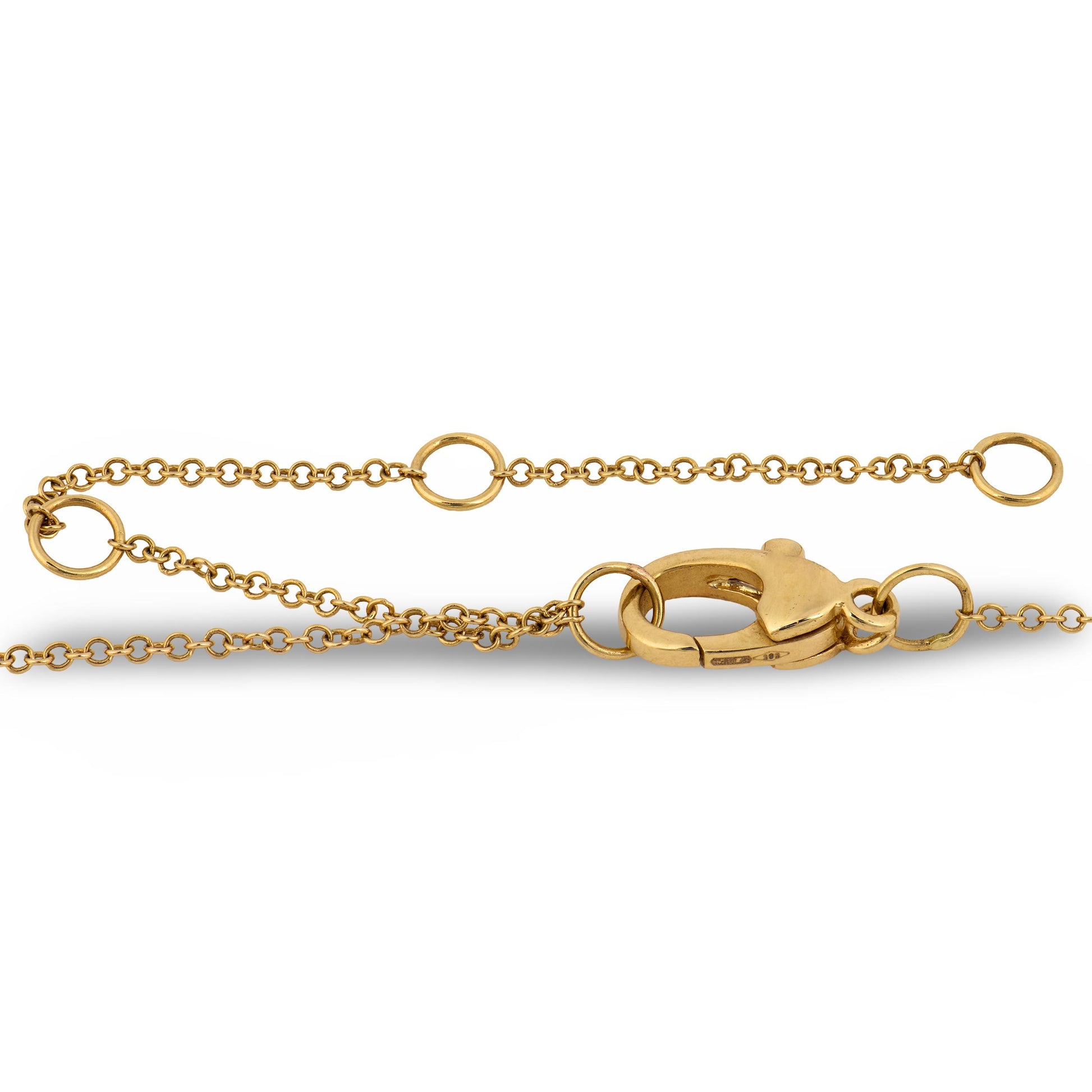 SHYNE Estate 14k Diamond Love-Motif Pendant Necklace