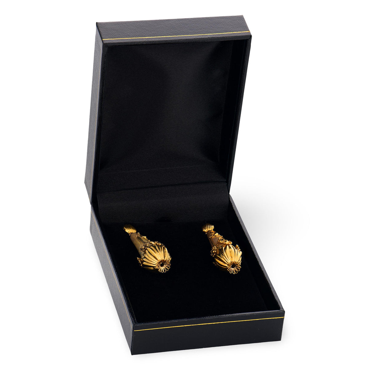 Victorian 15k Etruscan Dangle Earrings