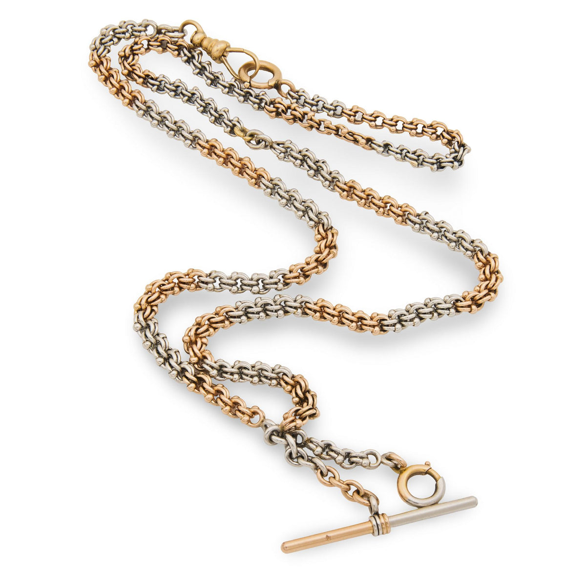 Edwardian 14k & Platinum Chain Necklace