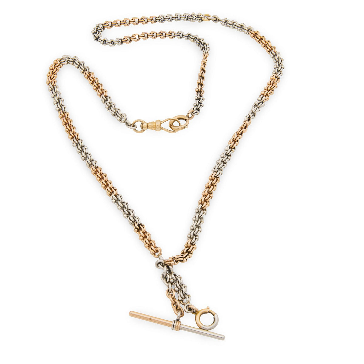 Edwardian 14k & Platinum Chain Necklace