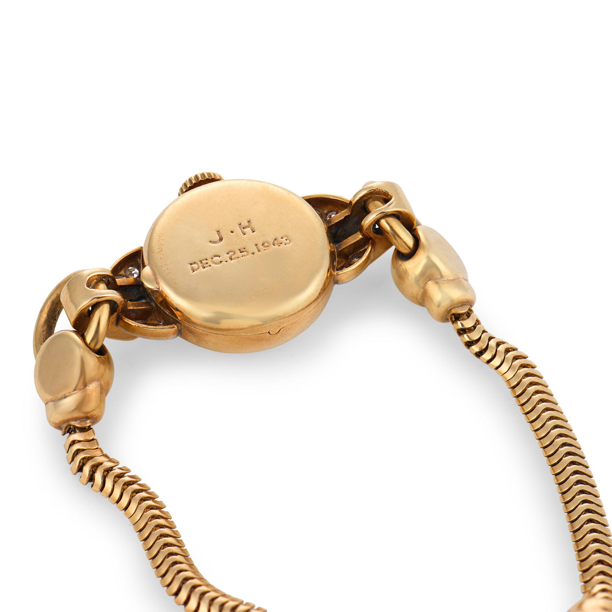 TIFFANY & CO. Retro 14k Aqua & Diamond Wristwatch