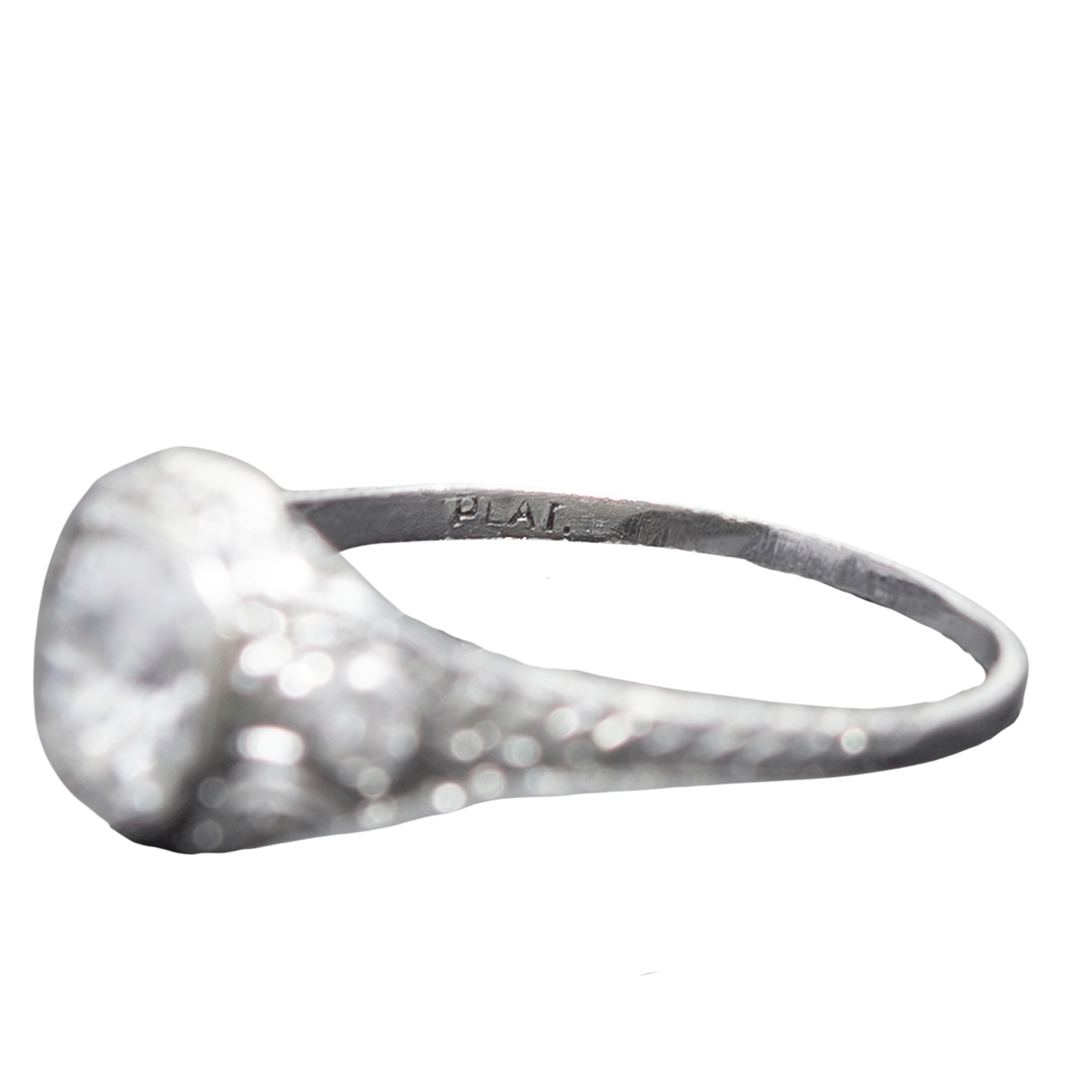 Art Deco Platinum & Diamond Engagement Ring 1.02ct
