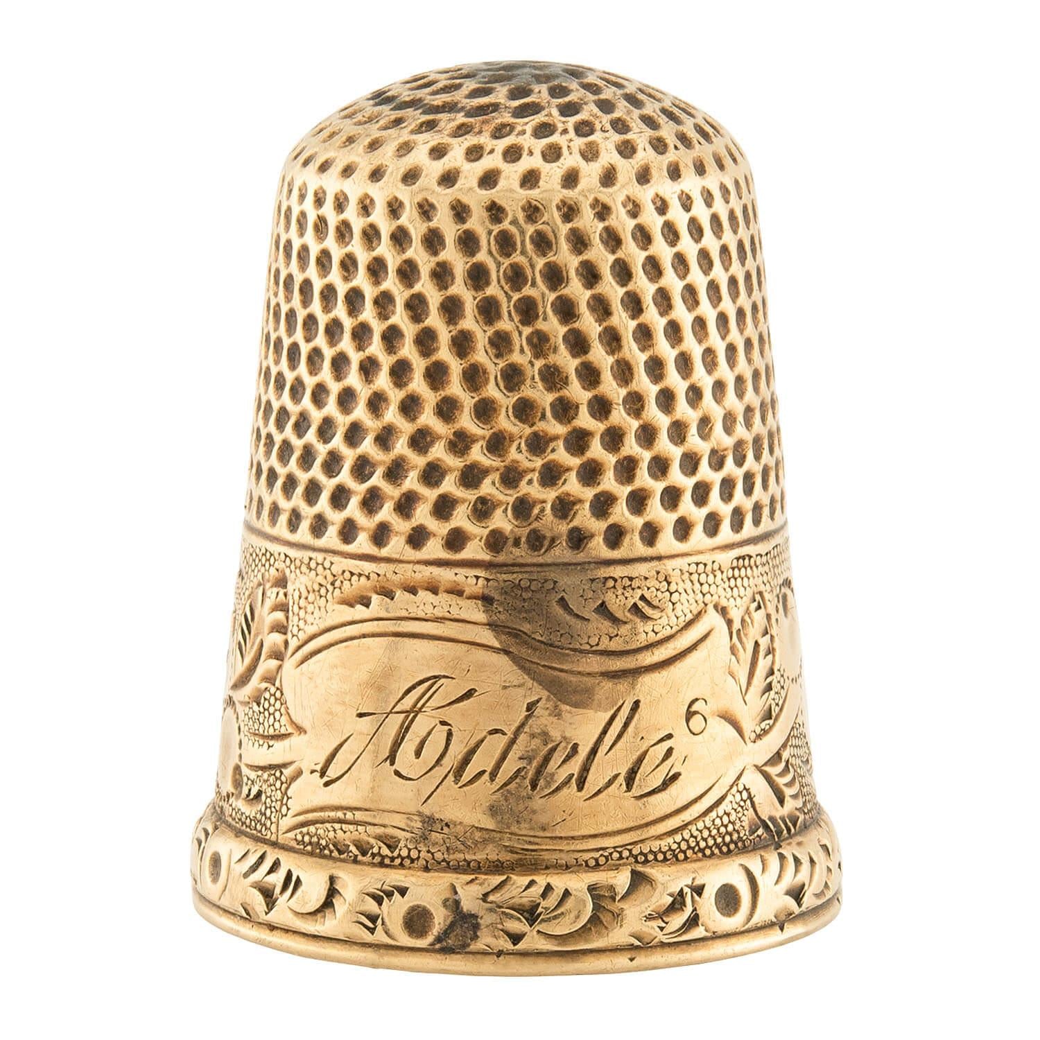 Victorian 14k Thimble