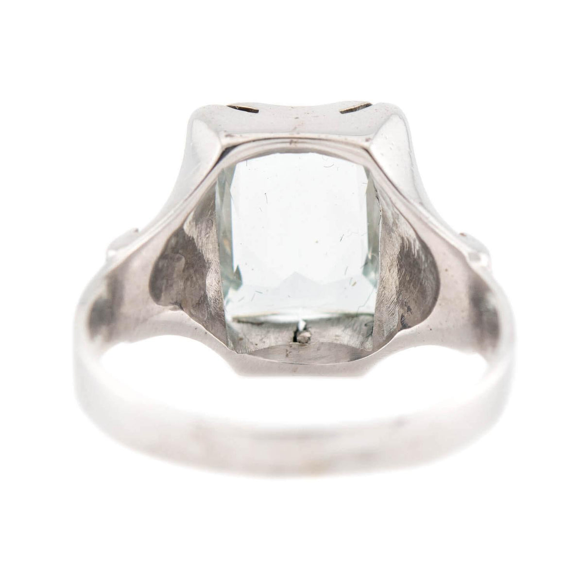 Art Deco 14k Aquamarine Ring