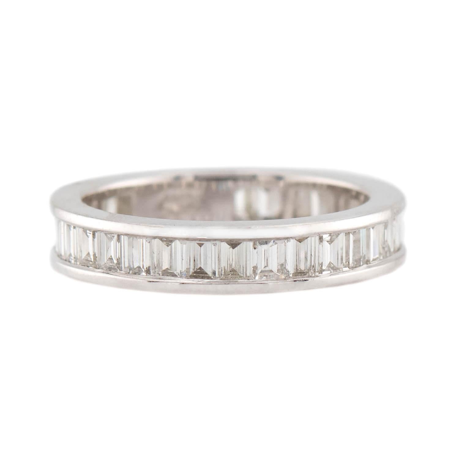 Estate Platinum Diamond Eternity Band
