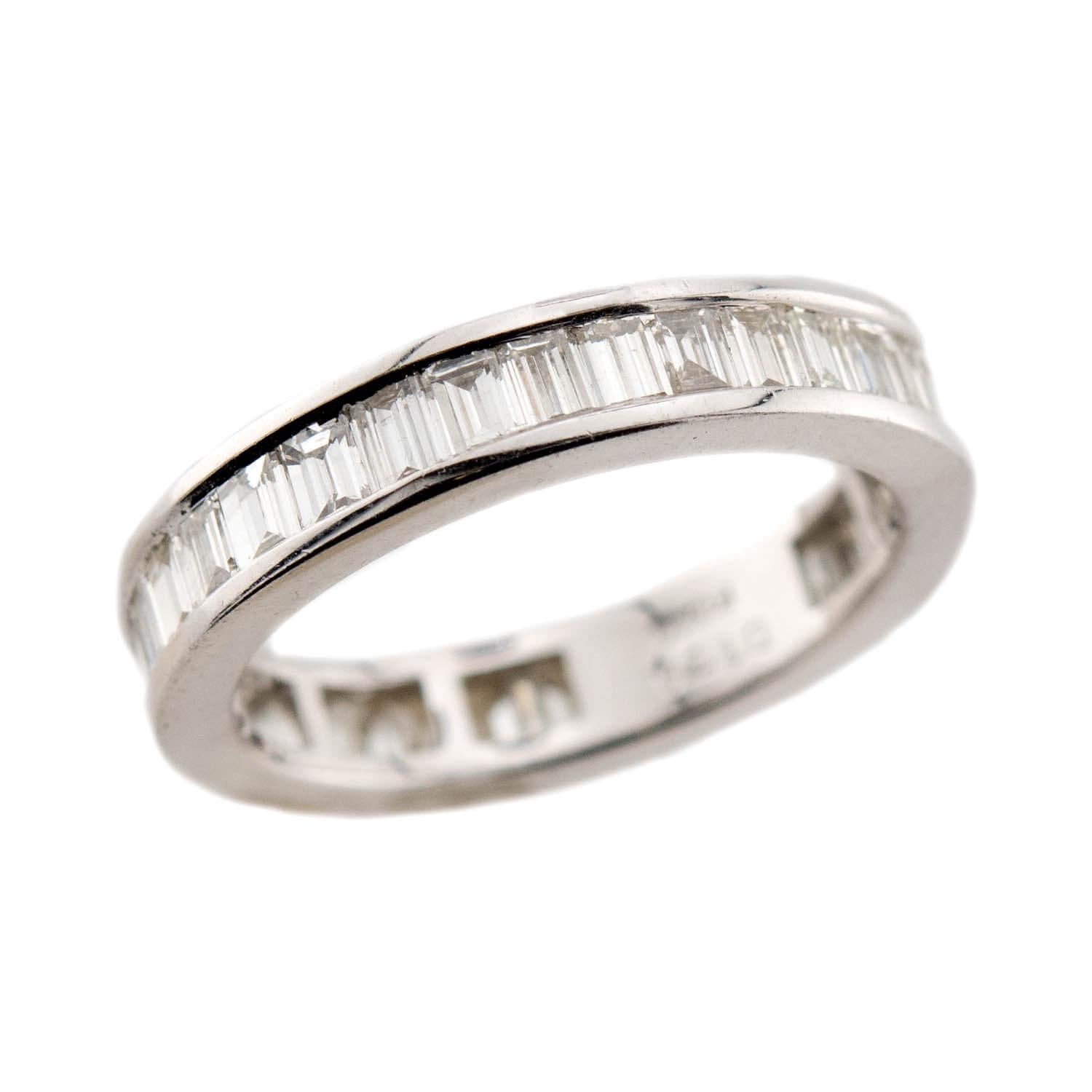 Estate Platinum Diamond Eternity Band