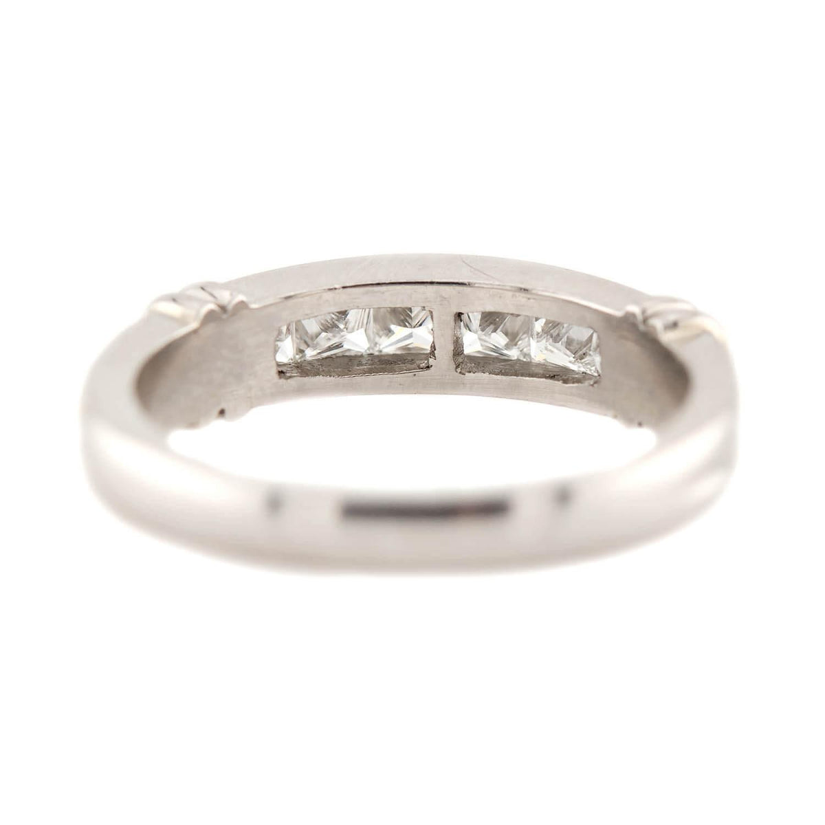 SCOTT KAY Estate Platinum Diamond Half Band