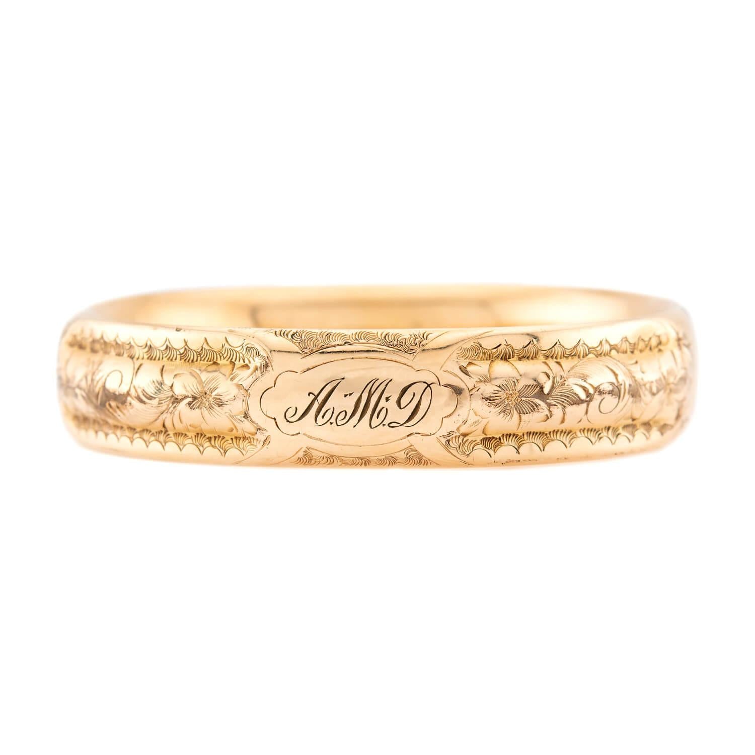 Victorian Gold-Filled Bangle
